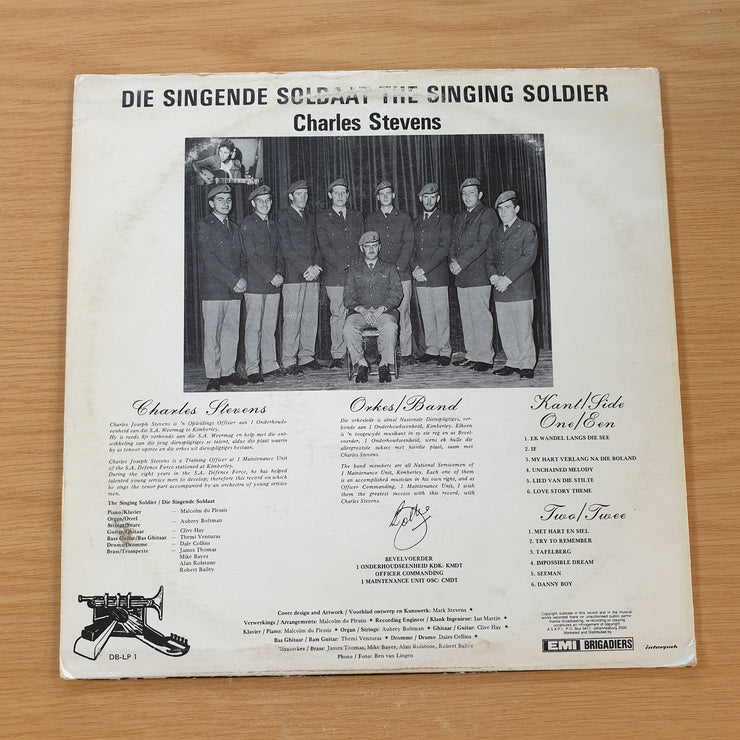 Charles Stevens - Die Singende Soldaat/ The Singing Soldier - Vinyl LP Record - Very-Good+ Quality (VG+) (SCD)