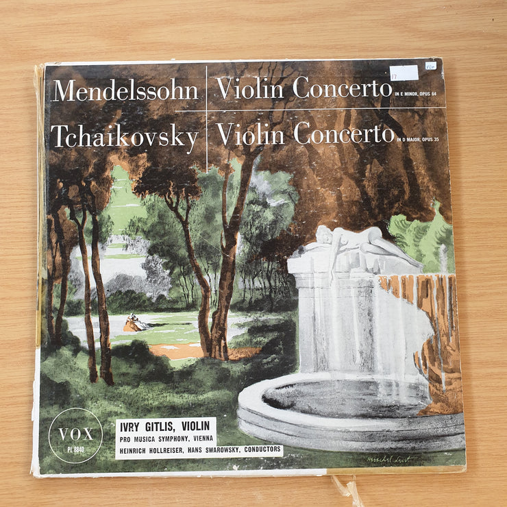 Mendelssohn, Tchaikovsky, Ivry Gitlis, Pro Musica Orchestra, Vienna, Heinrich Hollreiser, Hans Swarowsky – Violin Concerto In E Minor / Violin Concerto In D Major - Vinyl LP Record (VG+) (SCD)