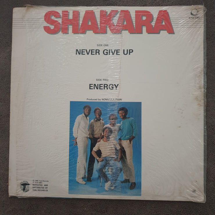 Shakara – Never Give Up / Energy - Vinyl LP Record (VG+)