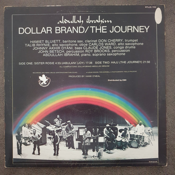 Abdullah Ibrahim / Dollar Brand – The Journey - Vinyl LP Record (VG+)