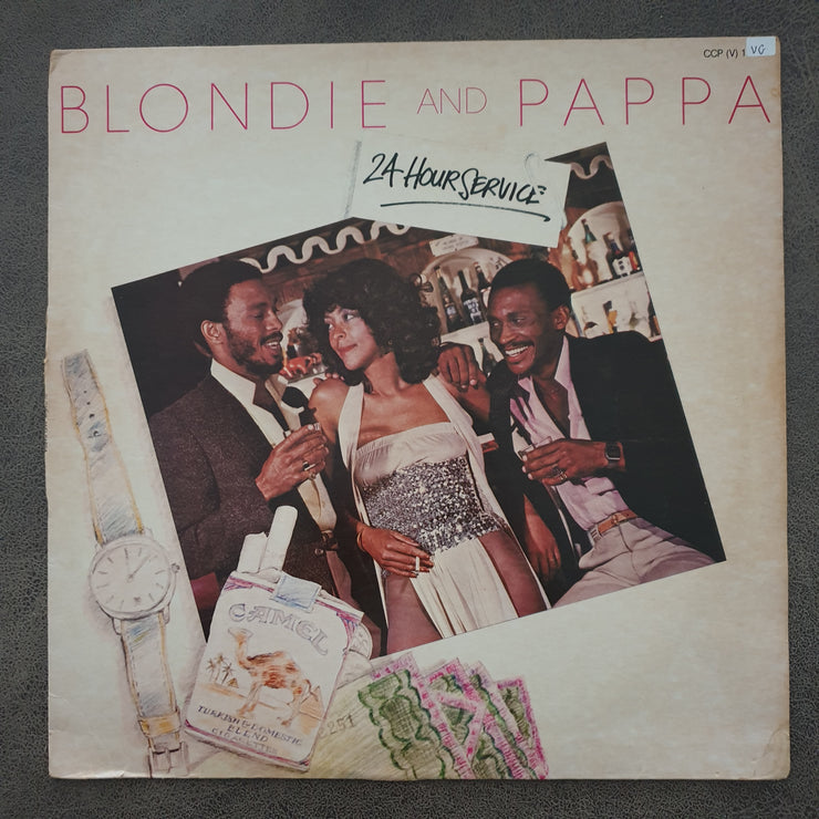 Blondie And Pappa – 24-Hour Service - Vinyl LP Record (VG)