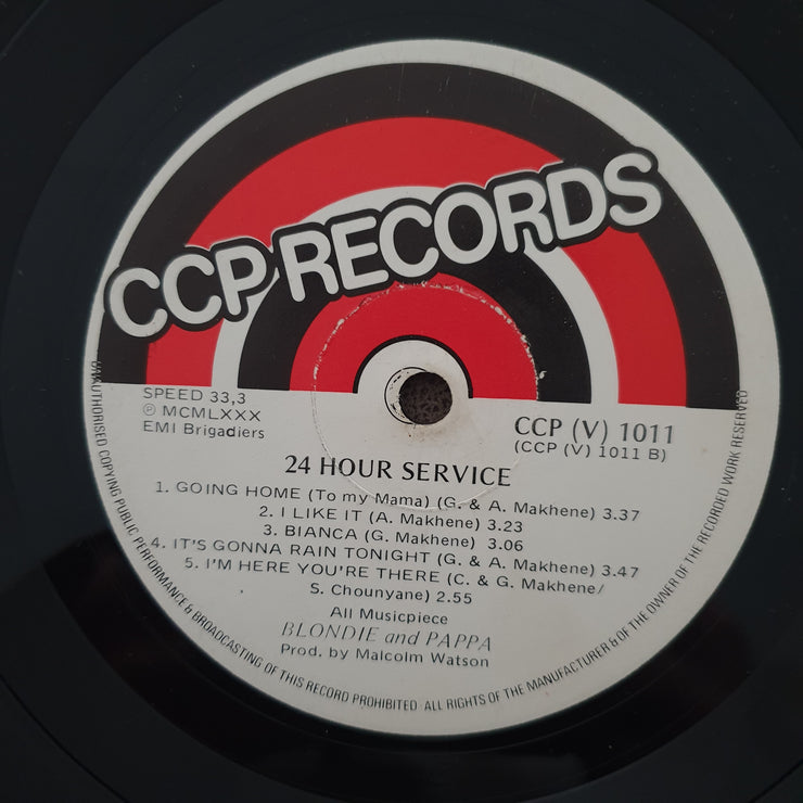 Blondie And Pappa – 24-Hour Service - Vinyl LP Record (VG)