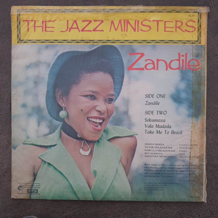 The Jazz Ministers – Zandile - Vinyl LP Record (VG)