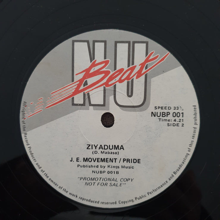 J.E Movement - My Dear Love / Pride - Ziyaduma - Rare Promotional Album - Vinyl LP Record (VG)
