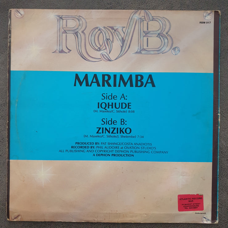 Marimba – Iqhude - Vinyl LP Record (VG)