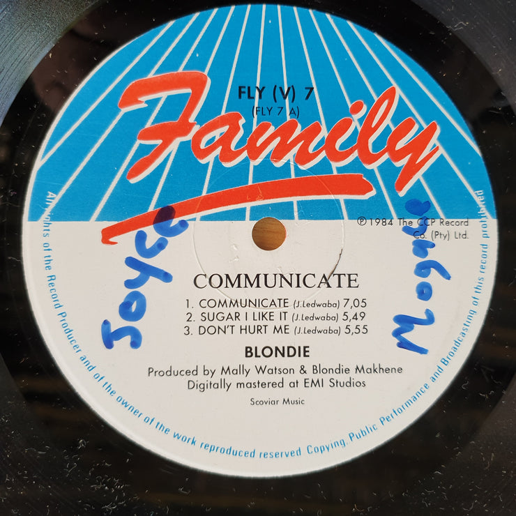Blondie – Communicate –  Vinyl LP Record (VG+)