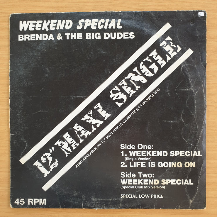 Brenda & The Big Dudes – Weekend Special  - Vinyl LP Record (VG)