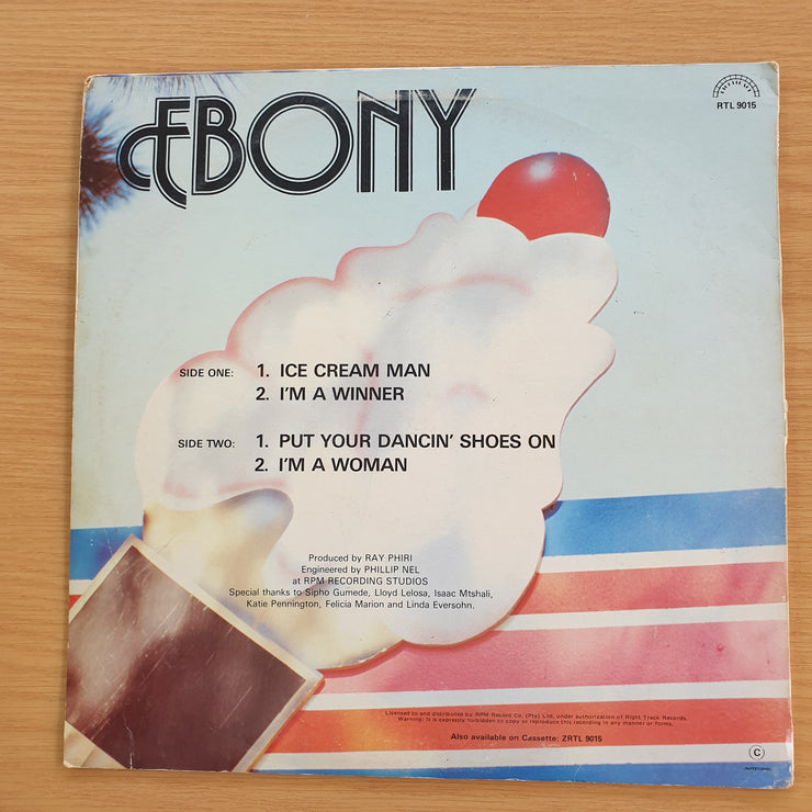 Ebony  ‎– Ice Cream Man –  Vinyl LP Record (VG+)