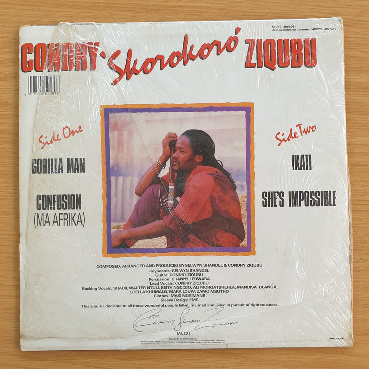 Condry 'Skorokoro' Ziqubu – Gorilla Man –  Vinyl LP Record (VG+)