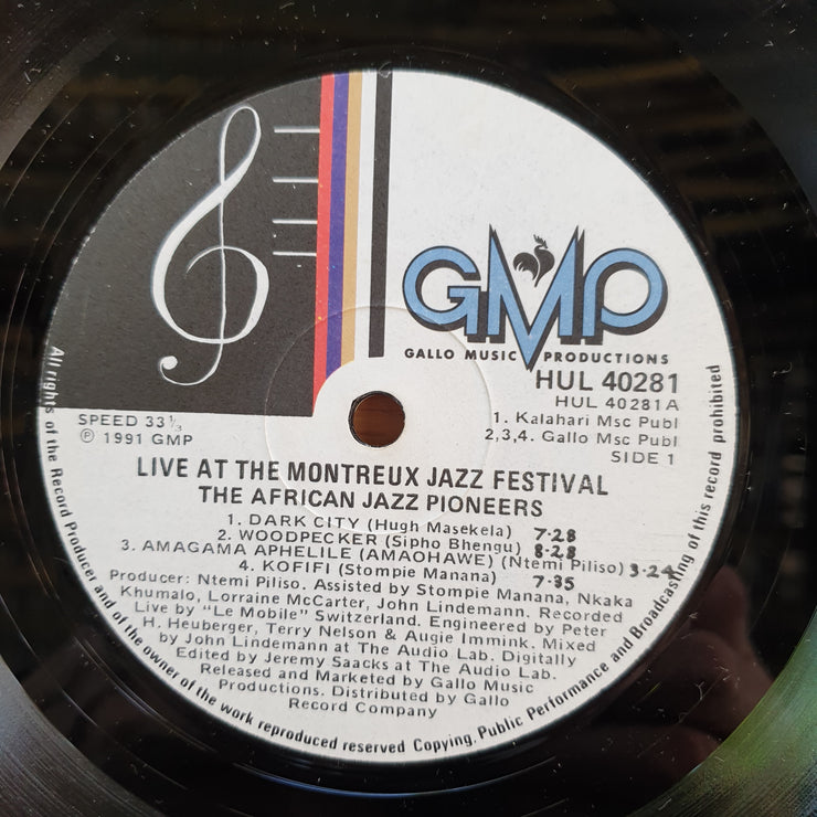 African Jazz Pioneers – Live At The Montreux Jazz Festival –  Vinyl LP Record (VG+)