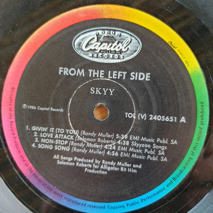Skyy ‎– From The Left Side –  Vinyl LP Record  (VG+)