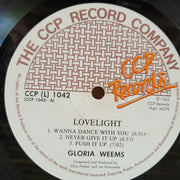 Gloria Weems – Lovelight - Vinyl LP Record (VG)