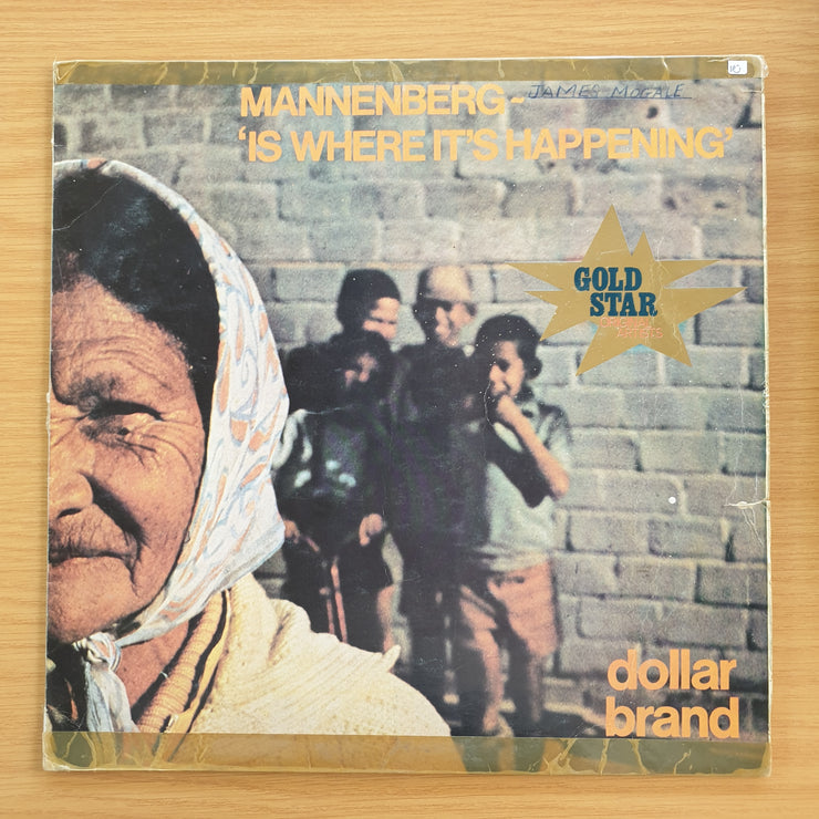 Dollar Brand – Mannenberg ~ 'Is Where It's Happening' –  Abdullah Ibrahim   - Vinyl LP Record (VG)
