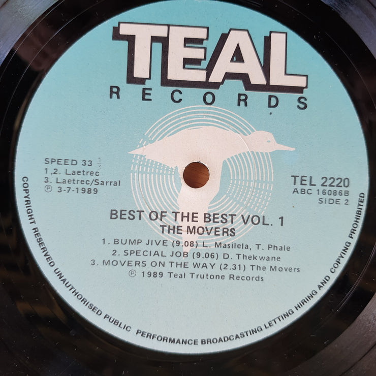 The Movers – Best Of The Best (Volume 1) - Rare  Vinyl LP Record (VG-) (minus)
