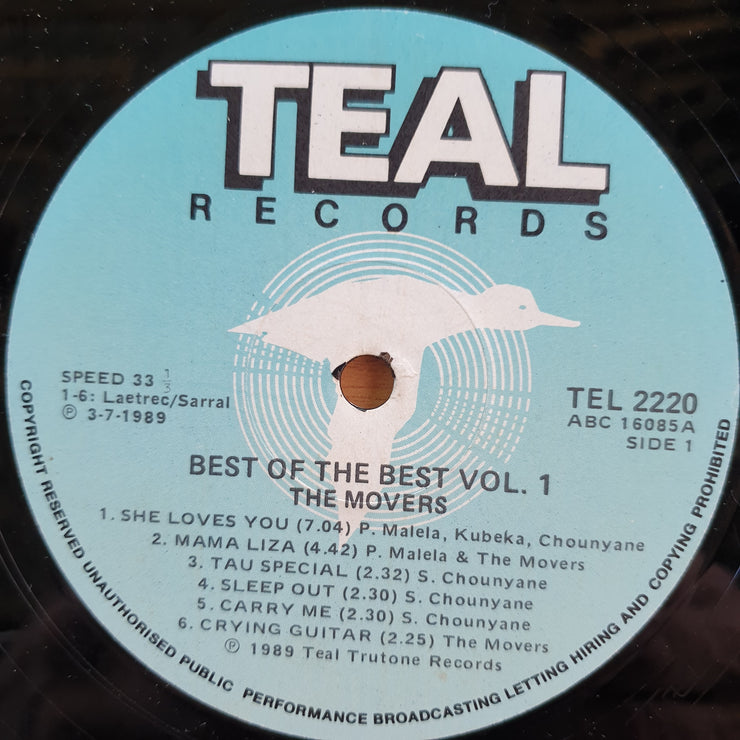 The Movers – Best Of The Best (Volume 1) - Rare  Vinyl LP Record (VG-) (minus)