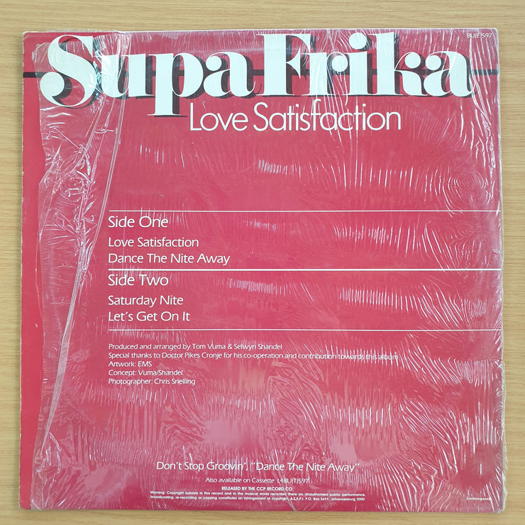 Supa Frika – Love Satisfaction –  Vinyl LP Record (VG+) (D)