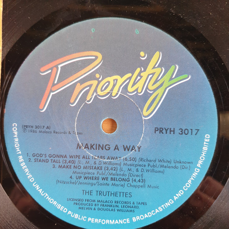 The Truthettes – Making A Way –  Vinyl LP Record (VG+)