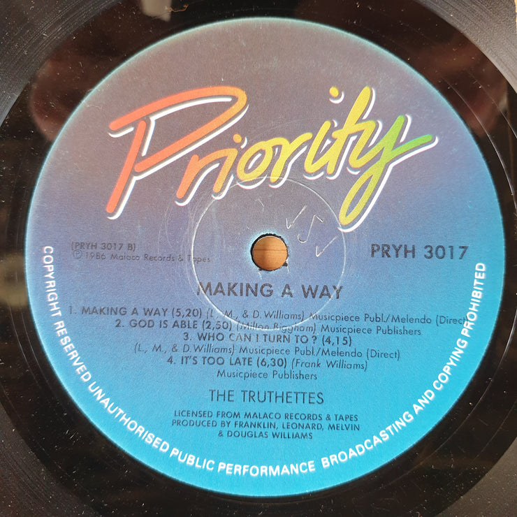 The Truthettes – Making A Way –  Vinyl LP Record (VG+)