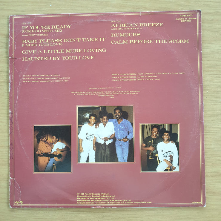 Jonathan Butler – With Ruby Turner and Hugh Masekela –  Vinyl LP Record (VG+)