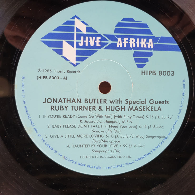 Jonathan Butler – With Ruby Turner and Hugh Masekela –  Vinyl LP Record (VG+)