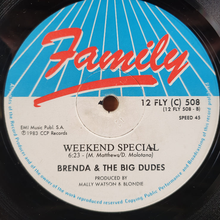 Brenda & The Big Dudes – Weekend Special  - Vinyl LP Record (VG)