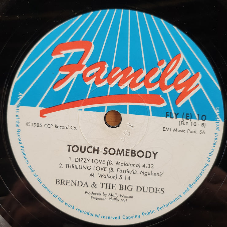 Brenda & The Big Dudes – Touch Somebody - Vinyl LP Record (VG)
