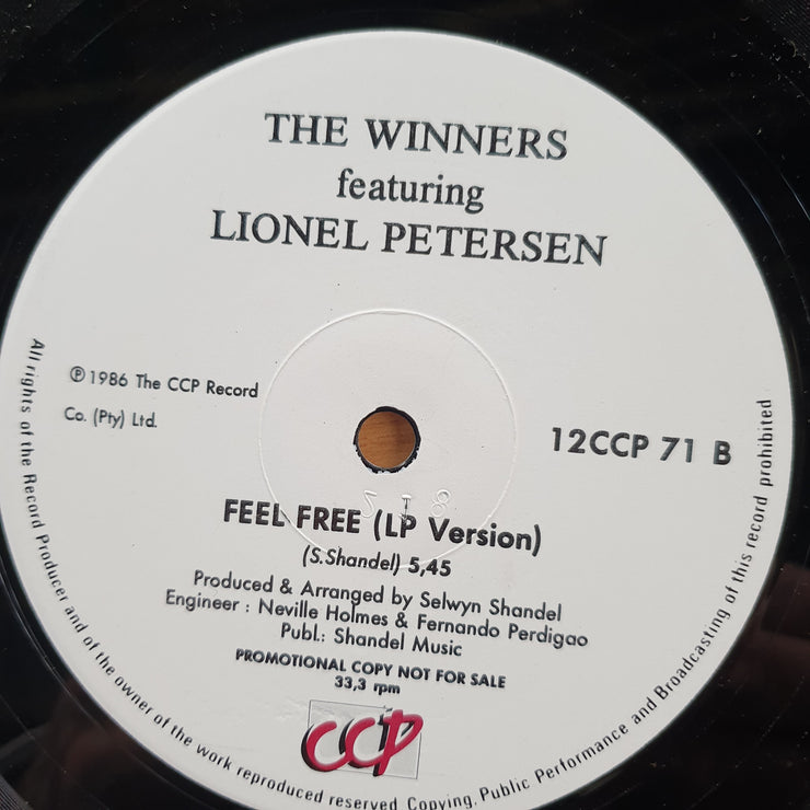 The Winners - Featuring Lionel Peterson – Feel Free –  Vinyl LP Record (NM)