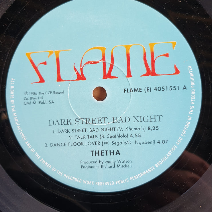 Thetha – Dark Street, Bad Night –  Vinyl LP Record (NM)