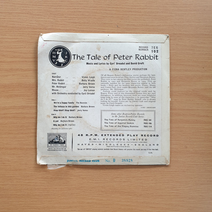 Beatrix Potter, Vivien Leigh – The Tale Of Peter Rabbit | Vinyl 7