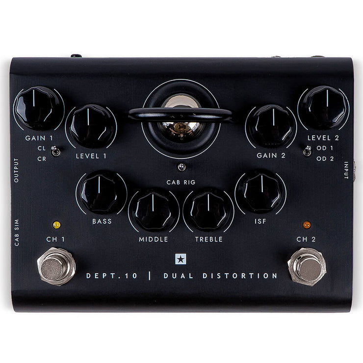 Blackstar Dept.10 Valve Dual Distortion Pedal (In Stock)  nbb