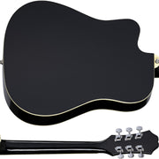 Epiphone - EEFT-EB -  FT-100 CE - Songmaker Deluxe Acoustic Guitar - Ebony (In Stock)