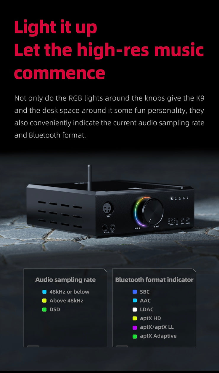 FiiO - K9 - Desktop THX Audiophile DAC and Headphone Amplifier (In Stock) (Specials)