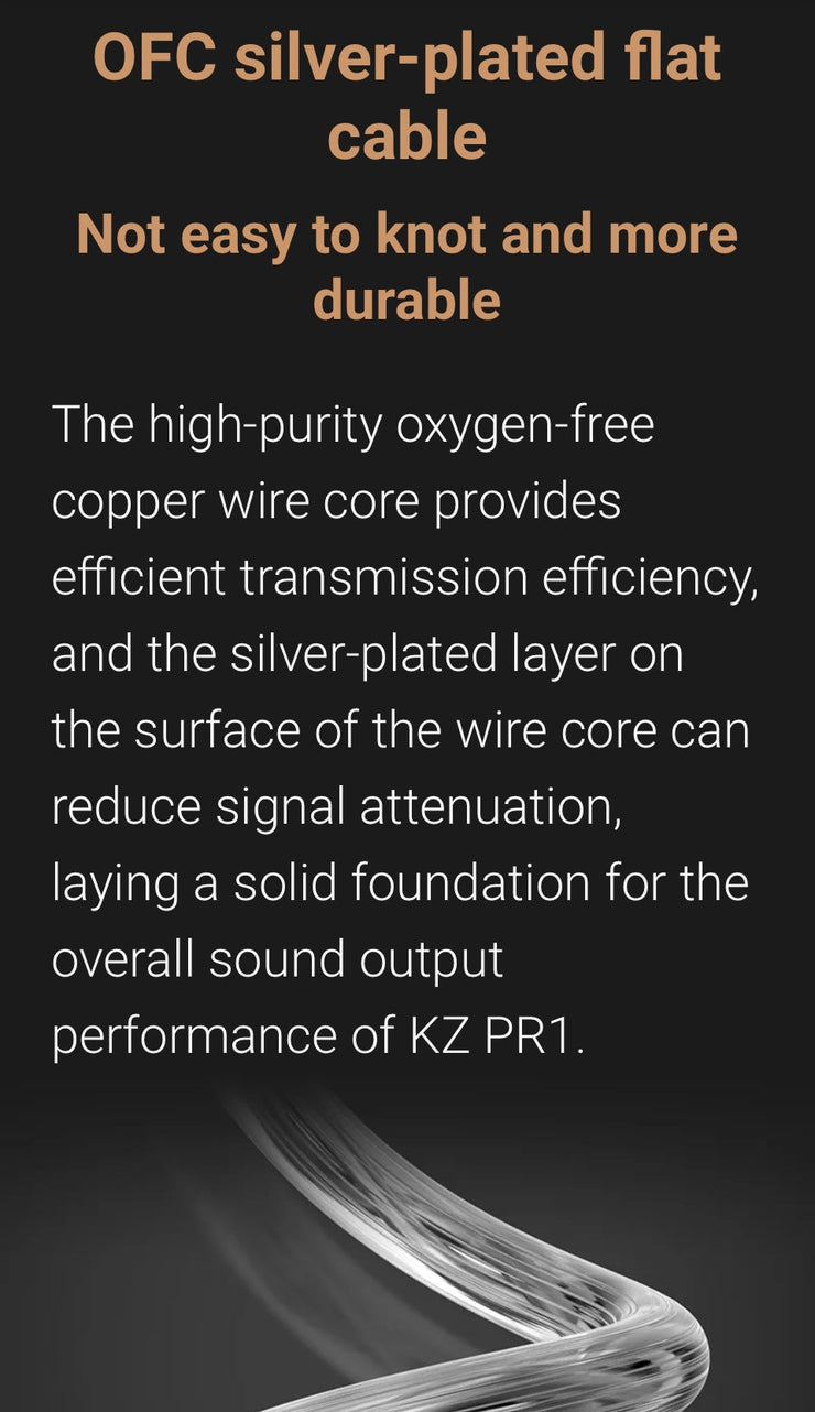 KZ Acoustics - KZ PR1  HiFi - Planar Magnetic 13,2mm Driver Earphones - (No Mic) (In Stock)