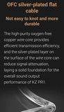 KZ Acoustics - KZ PR1  HiFi - Planar Magnetic 13,2mm Driver Earphones - (Black) (No Mic) (In Stock)