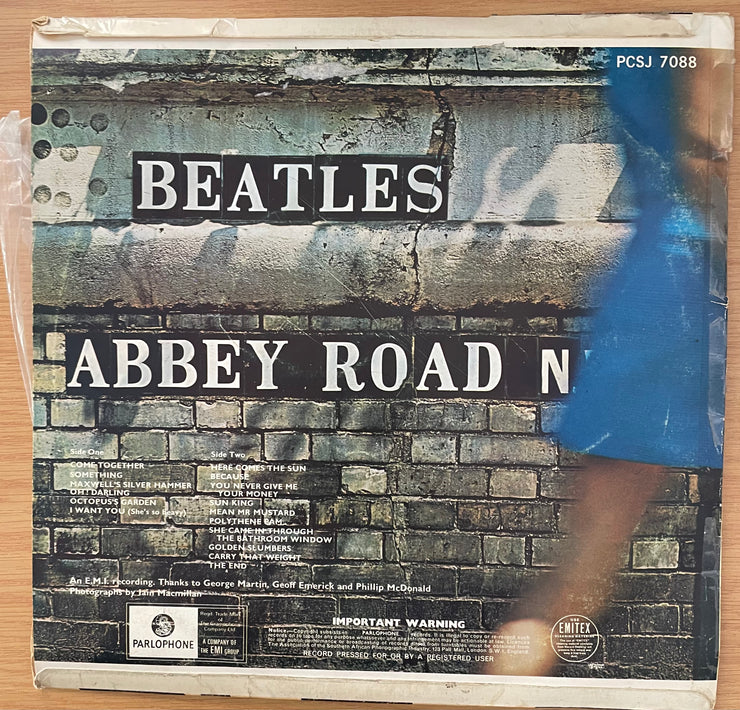 The Beatles – Abbey Road   - Vinyl LP Record  (VG-)