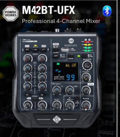 PowerWorks M42BT-UFX Bluetooth Mixer (bobb)