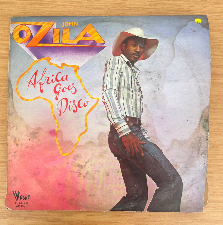 John Ozila – Africa Goes Disco - Vinyl LP Record - Very-Good+ Quality (VG+) (verygoodplus)