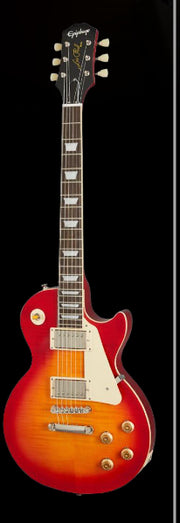 Epiphone - 1959 Les Paul Standard - Limited Edition Electric Guitar - Aged Dark Cherry Burst with Hardcase - ENL59-ADC (bobb)