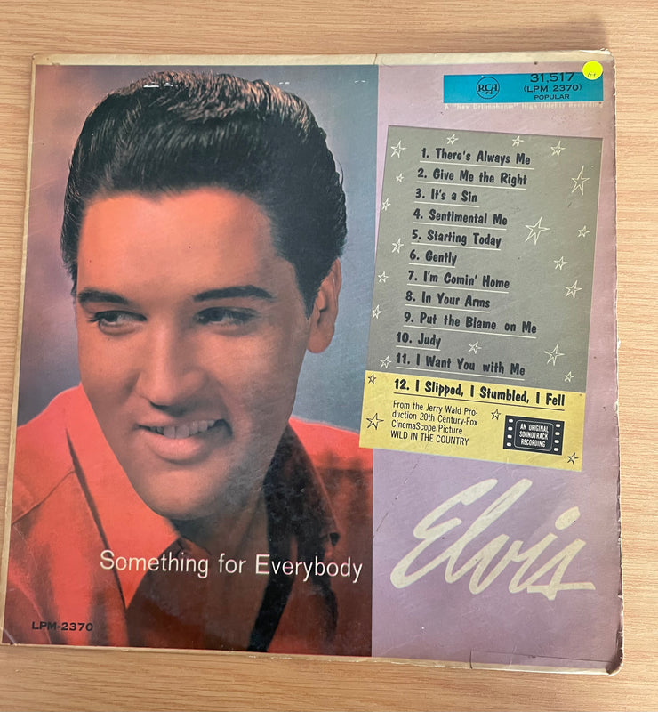 Elvis Presley – Something For Everybody – Vinyl LP Record  (G+)