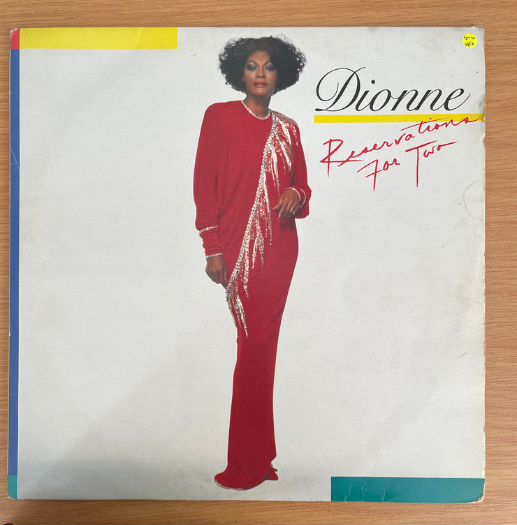 Dionne Warwick ‎– Reservations For Two  - Vinyl LP Record (with original lyrics sheet) - Very-Good+ Quality (VG+) - C-Plan Audio