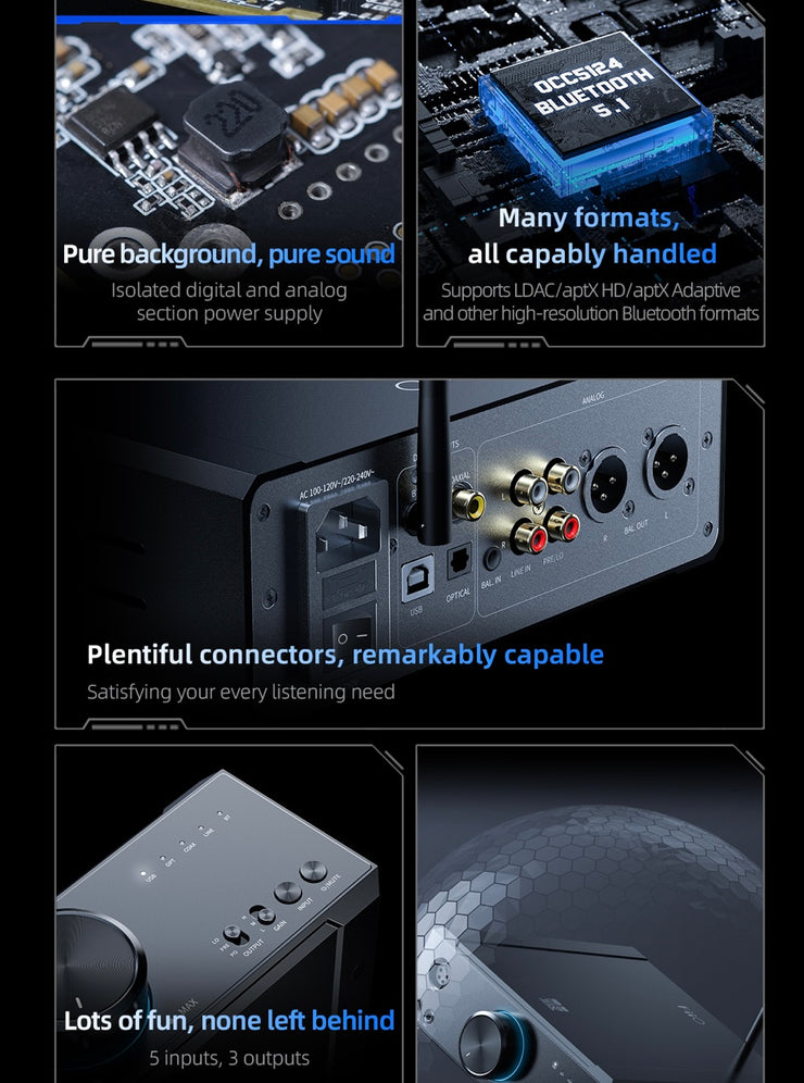 FiiO - K9 - Desktop THX Audiophile DAC and Headphone Amplifier (In Stock) (Specials)