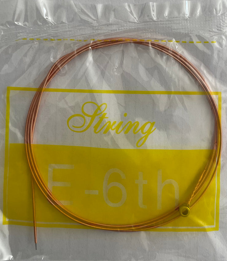 Guitar Strings - 6th E String  in Sealed Plastic for Electric & Acoustic Guitar (In Stock)(bobb)