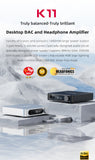 FiiO K11 - Headphone DAC & Amplifier for Home Audio - Black (Ships in 2-3 Weeks)