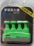 Eno-Music  - Finger Force Exerciser for Guitar Practice Tension Adjustable for each finger (Green) (In Stock)