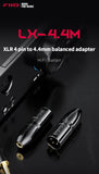 FiiO - LX-4.4M - XLR 4 pin to 4.4mm Balanced  Adapter (In Stock)