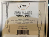 Meze - Balanced 4.4mm Copper PCUHD Premium cable for 109 Pro and Liric Headphones (In Stock)