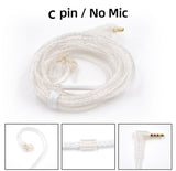 KZ Acoustics - Silver-Plated Earphone Flat Cable for Earphones (In Stock)