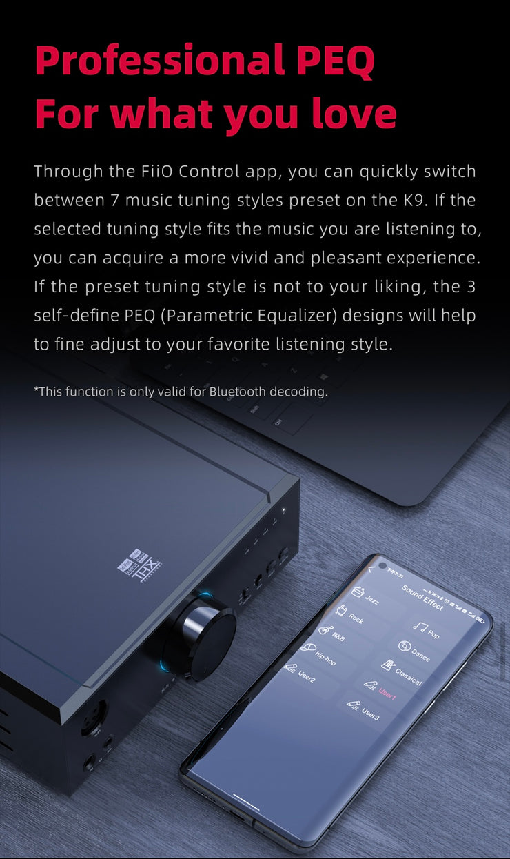 FiiO - K9 - Desktop THX Audiophile DAC and Headphone Amplifier (In Stock) (Specials)