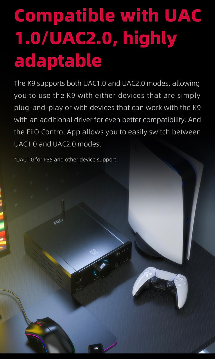 FiiO - K9 - Desktop THX Audiophile DAC and Headphone Amplifier (In Stock) (Specials)
