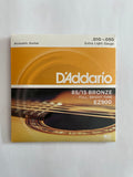 D'Addario - EZ900 - Extra Light Gauge (0.010-0.050) - Acoustic Guitar Strings (In Stock)